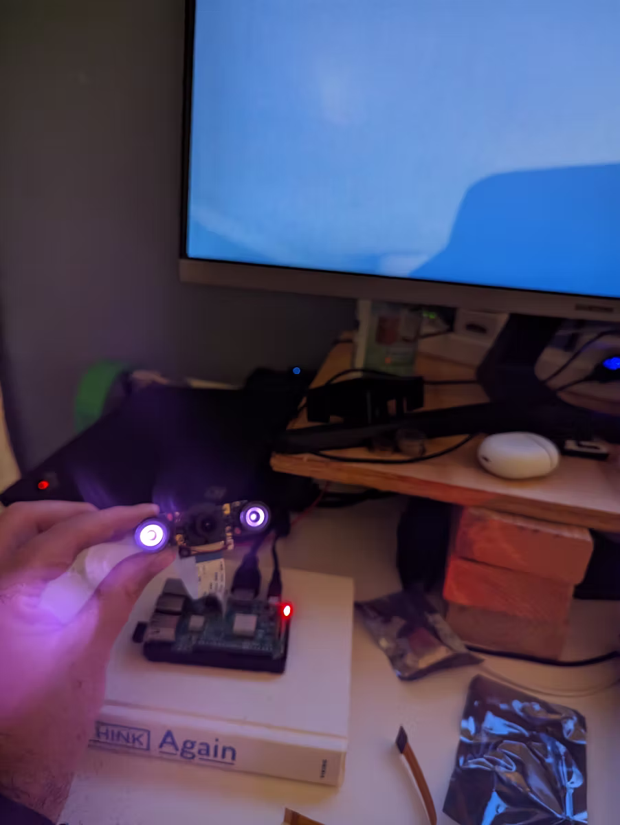 Raspberry Pi night vision setup