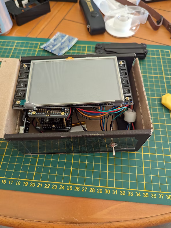 Pip-Boy box assembly step 2