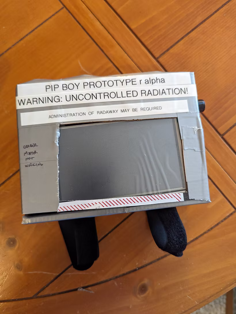 Final Pip-Boy assembly